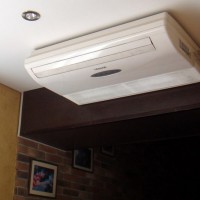 Installation of a ceiling split system: instructions on installing an air conditioner on the ceiling and setting it up