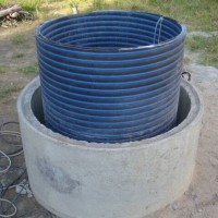 Insert into a concrete septic tank: how to waterproof using a plastic insert