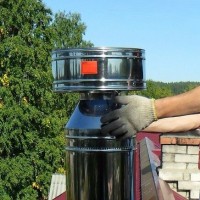 Deflector for the chimney of a gas boiler: installation requirements and installation rules