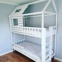 DIY bunk bed made of wood: assembly instructions + best photo ideas