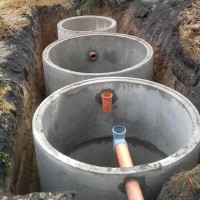 Septic tank made of concrete rings: device, diagrams + step-by-step installation process