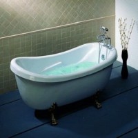 Bath height from the floor: standards, norms and permissible deviations during installation