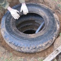 Do-it-yourself tire drain pit: step-by-step instructions for arrangement