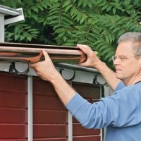 Installation of gutters: how to properly install a gutter and attach it to the roof