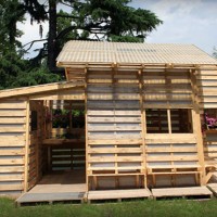 How to make a beautiful gazebo from pallets: ideas, photos, step-by-step instructions