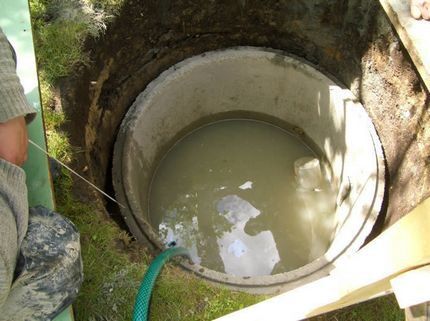 Kaivoksen seinien likaantuminen