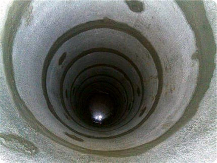 Sealing the seams of a concrete well