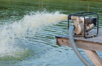 Pression de l'eau de sortie