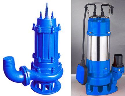 Submersible pump Gnome for pumping dirty water