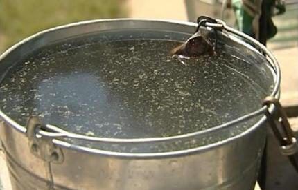 Dirty water in a well