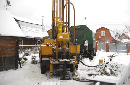 Winter drilling