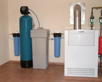Water purification system in the cottage