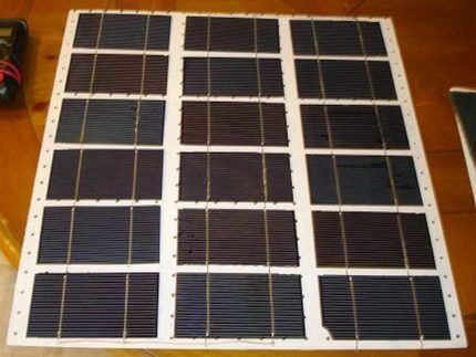Placing solar cells on a substrate
