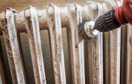 How to prepare a heating radiator for painting