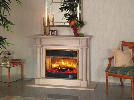 Electric fireplace - city apartment heater