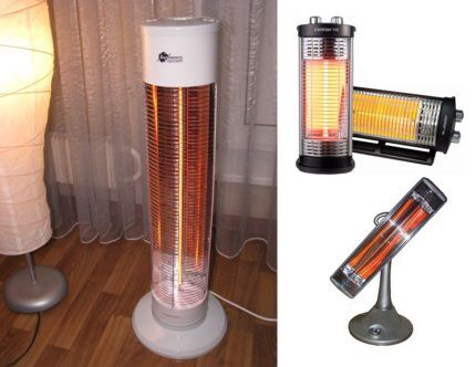 Carbon infrared heater for home