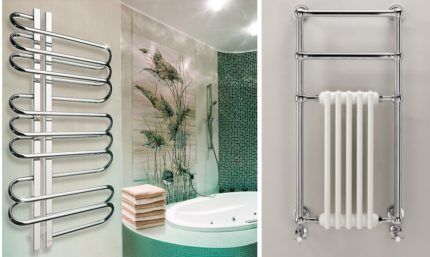 How to choose a heating battery for installation in the bathroom
