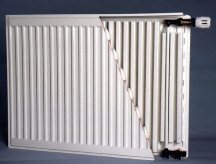 Steel radiators for heating system