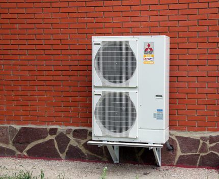 What does an air-to-air heat pump look like?