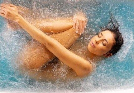 Complex effect van hydromassage