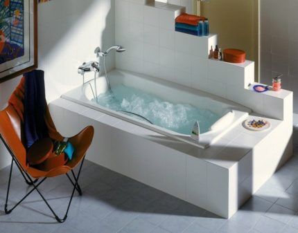 Cast iron bath