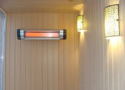 Safety of infrared heaters
