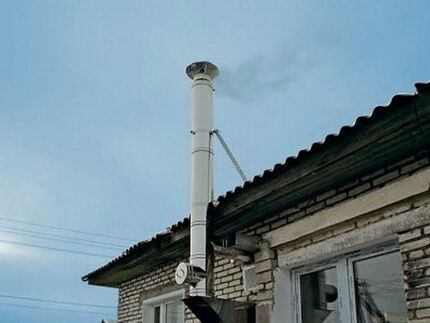 Installation d'une chaudière à gaz au sol