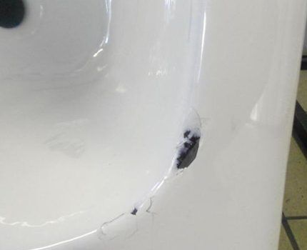 Cracks and chipped enamel found