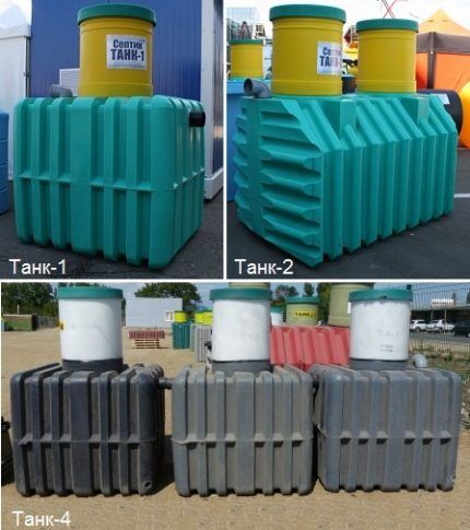 Modifications of septic tanks Tank