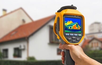 Thermal imager to determine precise heat loss