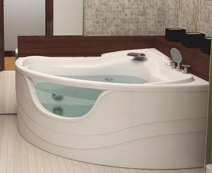 Cast acrylic bathtubs