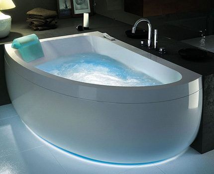 Acrylic whirlpool baths