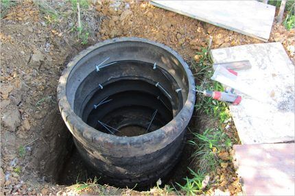 Tire cesspool