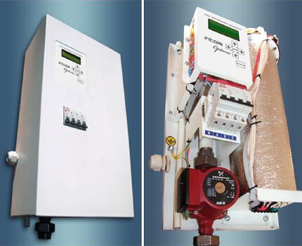 Electric boiler with built-in pump