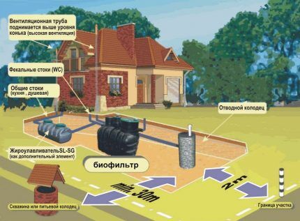 Zone pour les champs de filtration