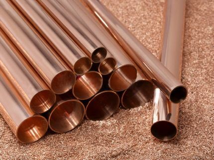 Copper pipes