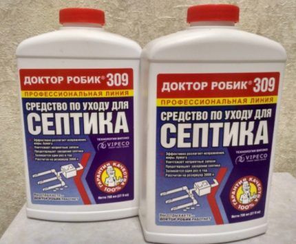 Product with bacteria for septic tanks roebic 309