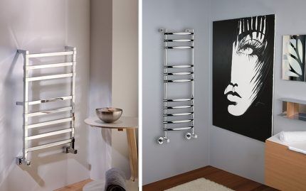 Why is it important to replace a heated towel rail in the bathroom?