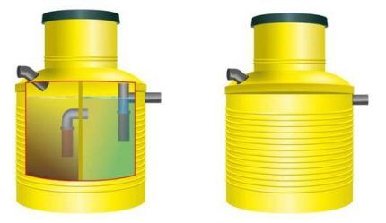 Triton ED septic tank diagram