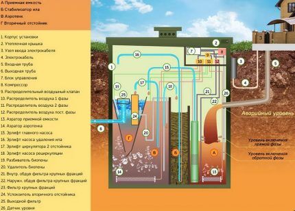 The principle of operation of the Bioxi septic tank 
