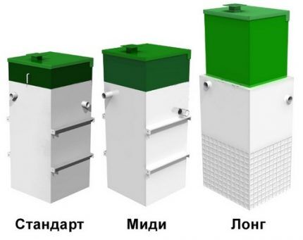 Septik tank standart, midi, uzun