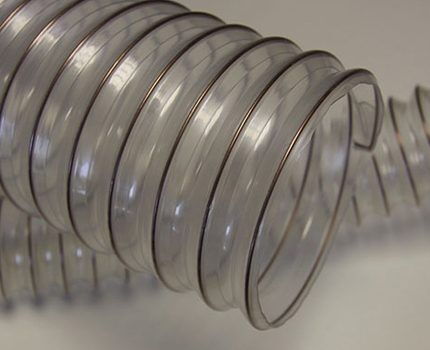 Polyethylene transparent corrugation
