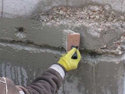 Using penetrating waterproofing