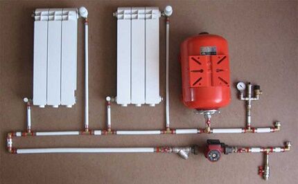 When performing pressure testing of a heating system yourself