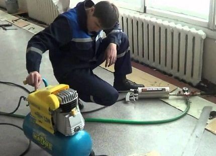 Professional heating system cleaning