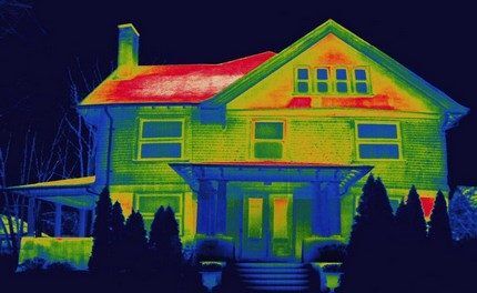 House through thermal imager