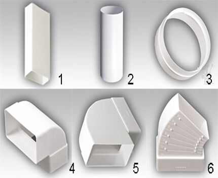 Plastic shaped elements set 1