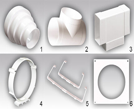 Plastic shaped elements set 3