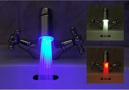Faucet with light