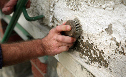 Removing moldy surfaces